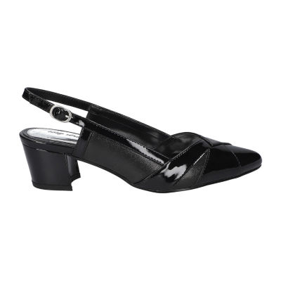 Easy Street Avena Womens Round Closed Toe Block Heel Pumps