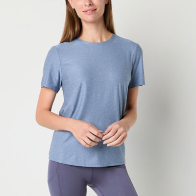 Xersion Womens Performance Crew Neck Short Sleeve T-Shirt