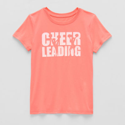 Xersion Little & Big Kid Girls Crew Neck Short Sleeve Regular Fit Graphic T-Shirt