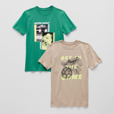 Xersion Little & Big Boys 2-pc. Crew Neck Short Sleeve Graphic T-Shirt