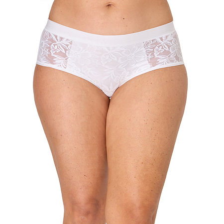 Bali Womens Seamless Hipster Panty Dfclhp In White