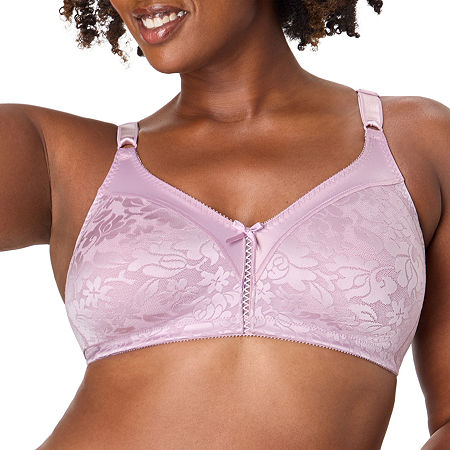 Bali Double Support Spa Closure Comfort-u Back Wireless Full Coverage Bra 3372 In Purple
