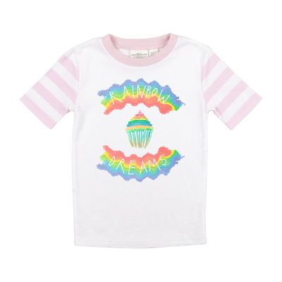 Little & Big Kid Girls Crew Neck Short Sleeve 2-pc. Pajama Sets