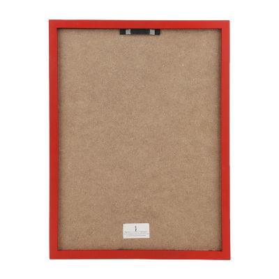 The Cat In The Hat Framed Book Cover Replica Red Wooden Framed Print