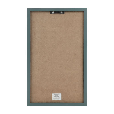 Uss Enterprise Owner'S Manual Replica Gray Wooden Framed Print