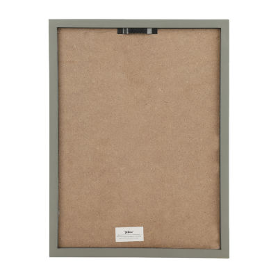 Abc Framed Book Cover Replica Gray Wooden Framed Print