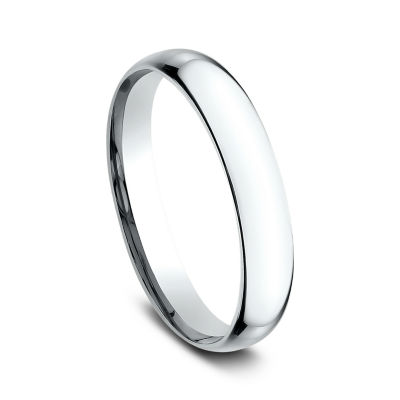 Womens 14K White Gold 3MM Light Comfort-Fit Wedding Band
