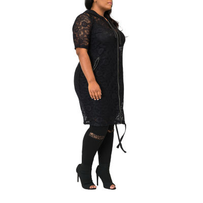 Poetic Justice Womens Plus Lightweight Shirt Jacket