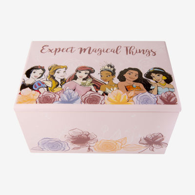Disney Princess "Expect Magical Things" Pink Jewelry Box, Color Pink