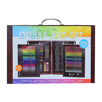 Art Supplies 131 Piece Deluxe Art Set With Wood Case, Art Pencils And  Pastels Coloring For Drawing Or Painting, Beginner Gift Art Supplies