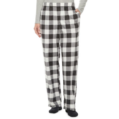 Sleep Chic Womens Petite Pajama Pants with Socks
