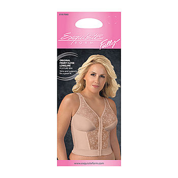 Exquisite Form Wireless Unlined Longline Full Coverage Bra-5107565-JCPenney