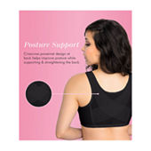 Front Closure Bras for Seniors Back Support Posture Bra Full Coverage  Everyday Bra Wireless Bralette for The Elderly (Color : Black, Size :  Small) : : Clothing, Shoes & Accessories