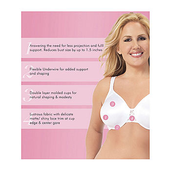 Beauty by Bali® Women's Ultimate Double Support White Wirefree Bra Size  42DD