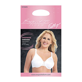 Exquisite Form Fully Minimizer Bra 5175070, Color: White - JCPenney