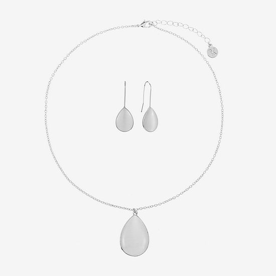 Mixit 2-pc. Catseye Pear Jewelry Set