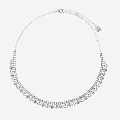 Monet Jewelry Silver Tone 17 Inch Rolo Collar Necklace