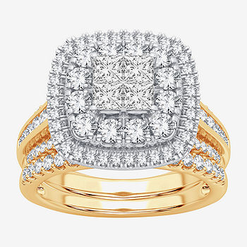 Color Blossom Ring, Yellow Gold, White Gold And Diamonds - Categories