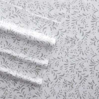 Casual Comfort Premium Ultra Burst of Vines Pattern 4 Piece Bed Sheet Set