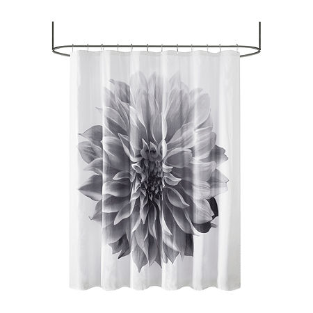 Madison Park Quinn Shower Curtain, One Size, Gray