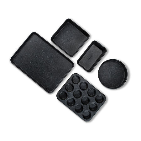 Granitestone 5-pc. Non-Stick Bakeware Set, One Size, Black