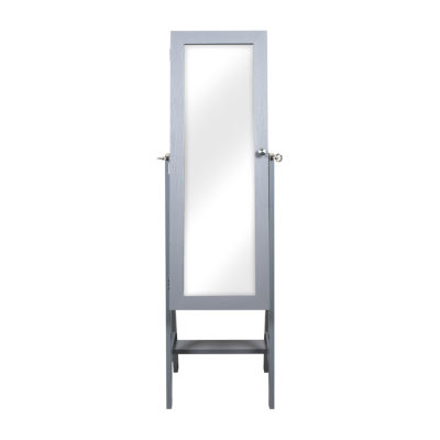 New View Mirrored Jewelry Armoire, Color Gray JCPenney
