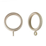 Rod Desyne 1-3/8in Plastic Faux Wood 10-pc. Curtain Rings