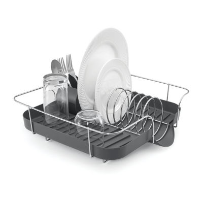 Polder Inc. Dish Rack, Color: Charcoal - JCPenney