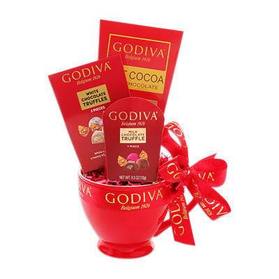Alder Creek Godiva Gift Mug Food Set
