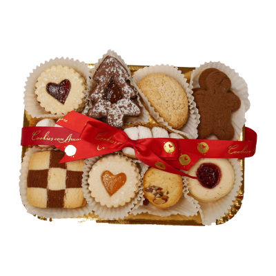 Alder Creek Holiday Assorted Cookie Plate Food Set