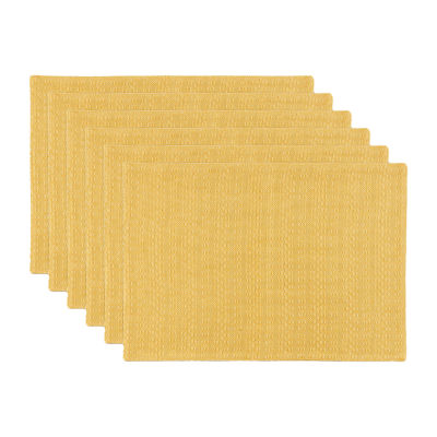 Design Imports Apricot Veriegrated 6-pc. Placemat