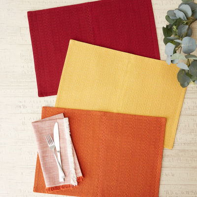 Design Imports Apricot Veriegrated 6-pc. Placemat
