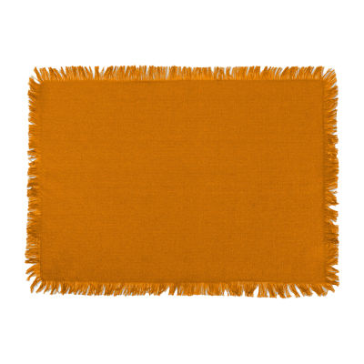 Design Imports Solid Pumpkin Spice 6-pc. Placemat