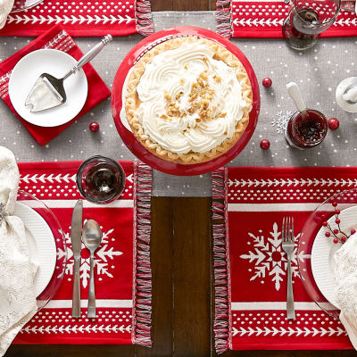 Design Imports Nordic Snowflake 4-pc. Placemats