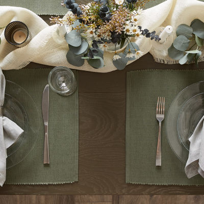 Design Imports Artichoke Ribbed 6-pc. Table Linen Set