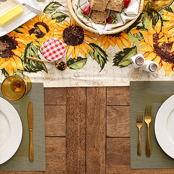 The Holiday Aisle® Rectangle Floral Thanksgiving Paperstock Table Runner &  Reviews