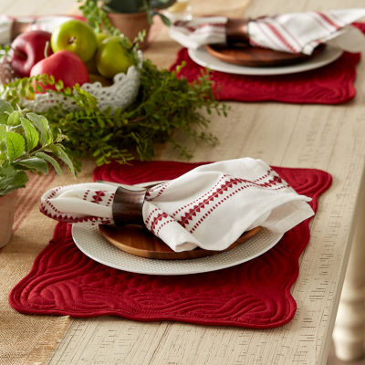 Design Imports Quilted Farmhouse 6-pc. Placemats