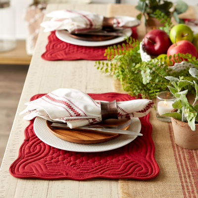 Design Imports Quilted Farmhouse 6-pc. Placemats