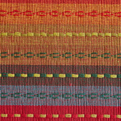 Design Imports Spice Tonal Stripe With Fringe 6-pc. Placemats