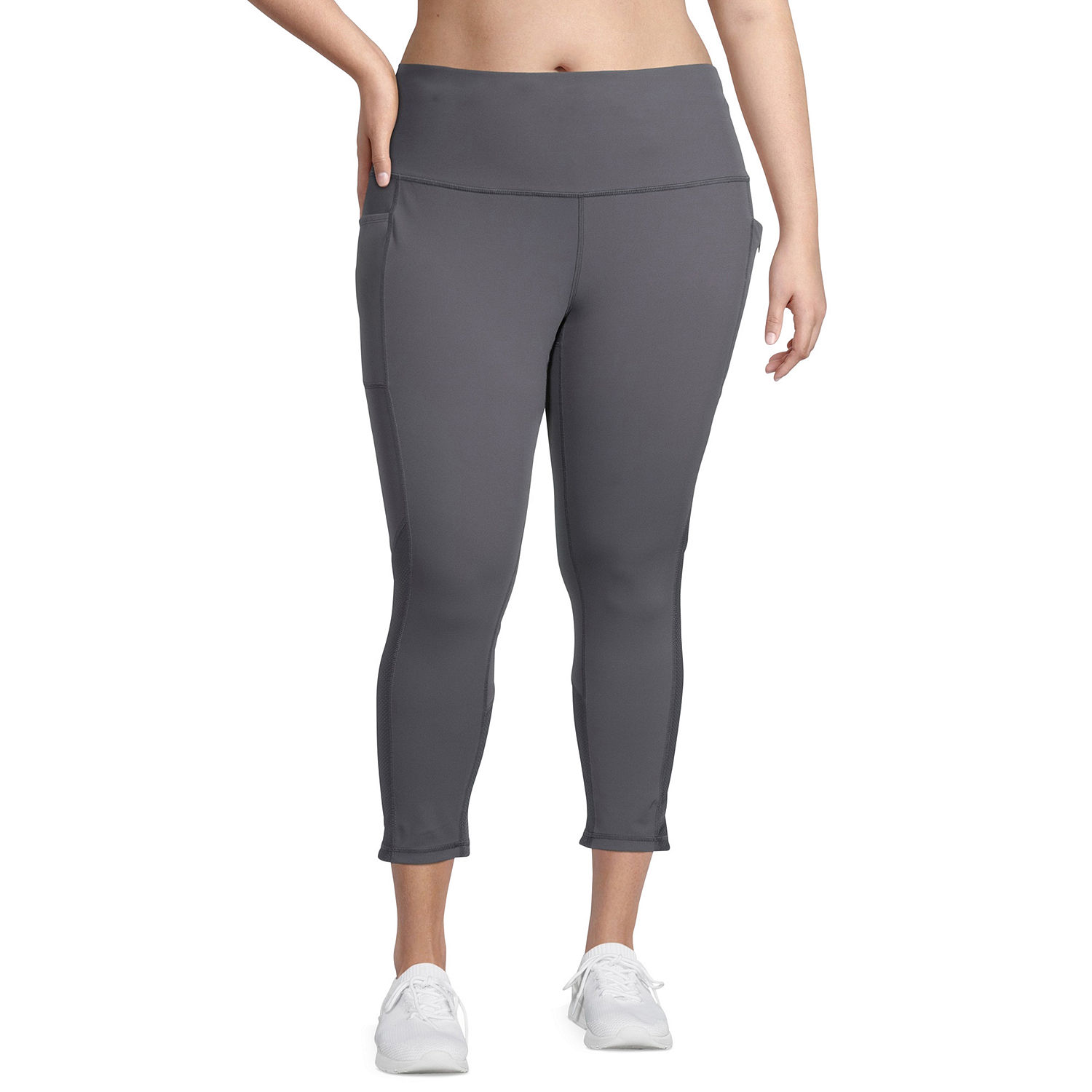 Xersion Train Running High Rise Quick Dry Plus Workout Capris - JCPenney