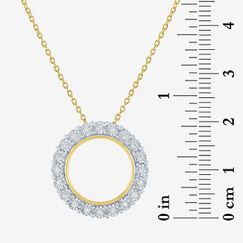 YES PLEASE! 2-pc. Diamond Accent Necklace Set in 14K Gold Over Silver -  JCPenney