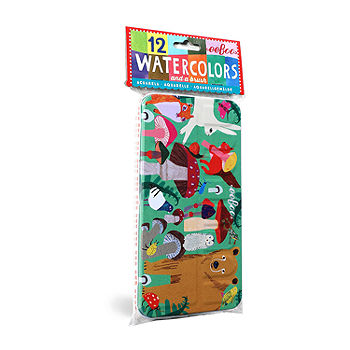 Eeboo Mushroom Watercolors Paint Set/12 Colors - JCPenney