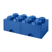 Lego Storage Brick Drawer 4 Bright Blue