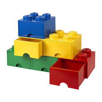  LEGO Blue Brick Drawer 4 Bright : Home & Kitchen