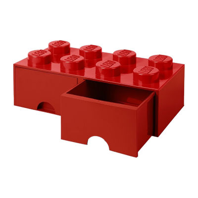 LEGO Storage Brick Drawer 8 Bright Red