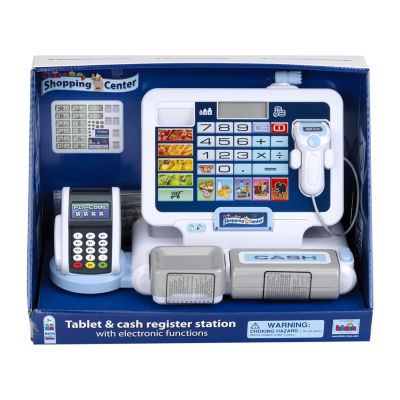 Theo Klein Shopping Center: Tablet & Cash Register Station Kids Pretend Play Ages 3+