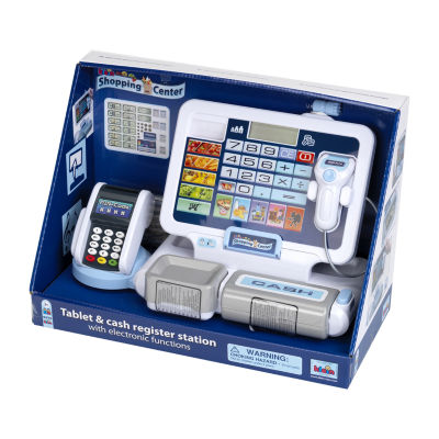 Theo Klein Shopping Center: Tablet & Cash Register Station Kids Pretend Play Ages 3+