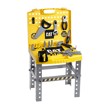 Black and Decker Junior Ready-to-Build Work Bench with 53 Tool and  Accessories