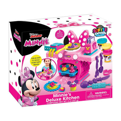Cra-Z-Art Softee Dough Minnie Deluxe Kitchen - Multi-Color Dough