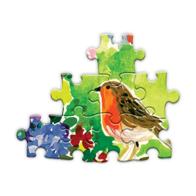 Eeboo Piece And Love Seagull Garden 1000  Piece Rectangular Adult Jigsaw 1000-pc. Puzzle